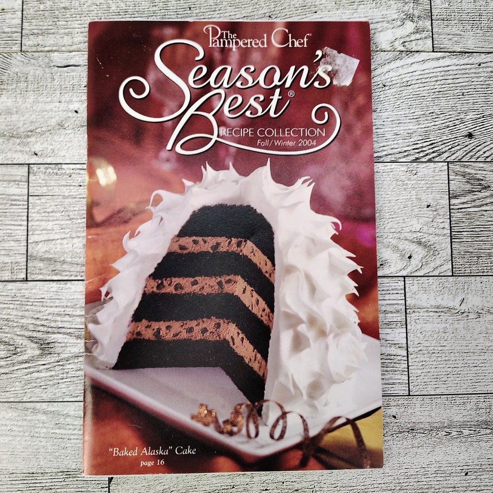 Pampered‎ Chef 2004 Fall Winter Cookbook Booklet Recipe Collection GOOD